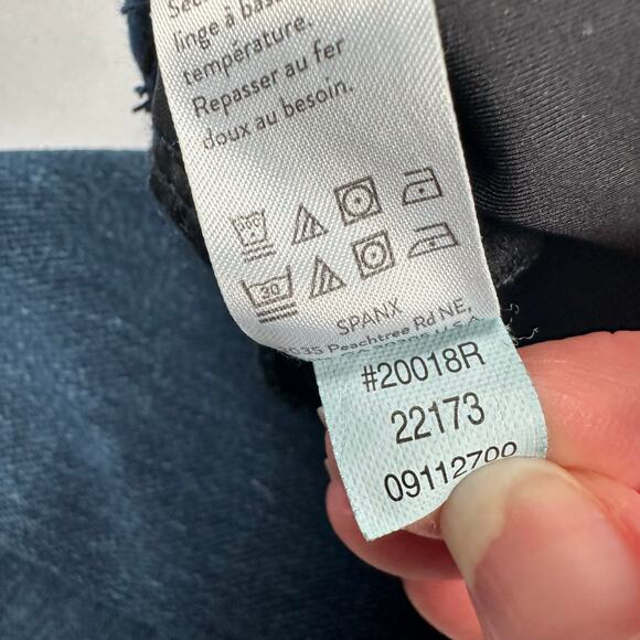 Spanx Leggings Womens Extra Large Blue Jean-ish Ankle Stretch Pullon Shaping - Picture 8 of 13